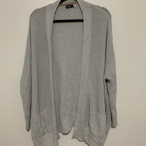 Grey Cardigan Sweater